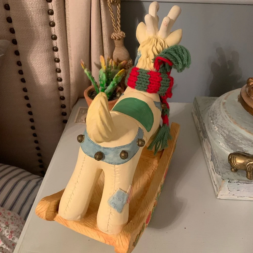 Vintage Cherished Teddies Rocking Horse